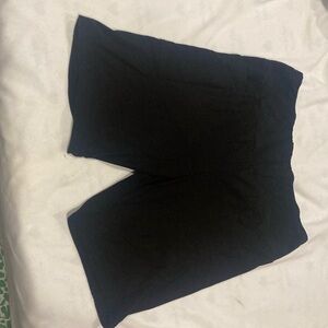 Black 90%polyester 10% spandex shorts
